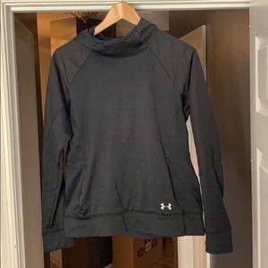 Black, Long-sleeve, Under Armour hoodie